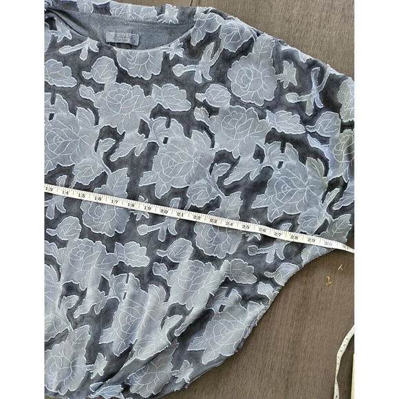 Bellambra Italy Womens Blye Floral Boho Blouse Size S Dolman Sleeve Embroidered - Picture 6 of 8